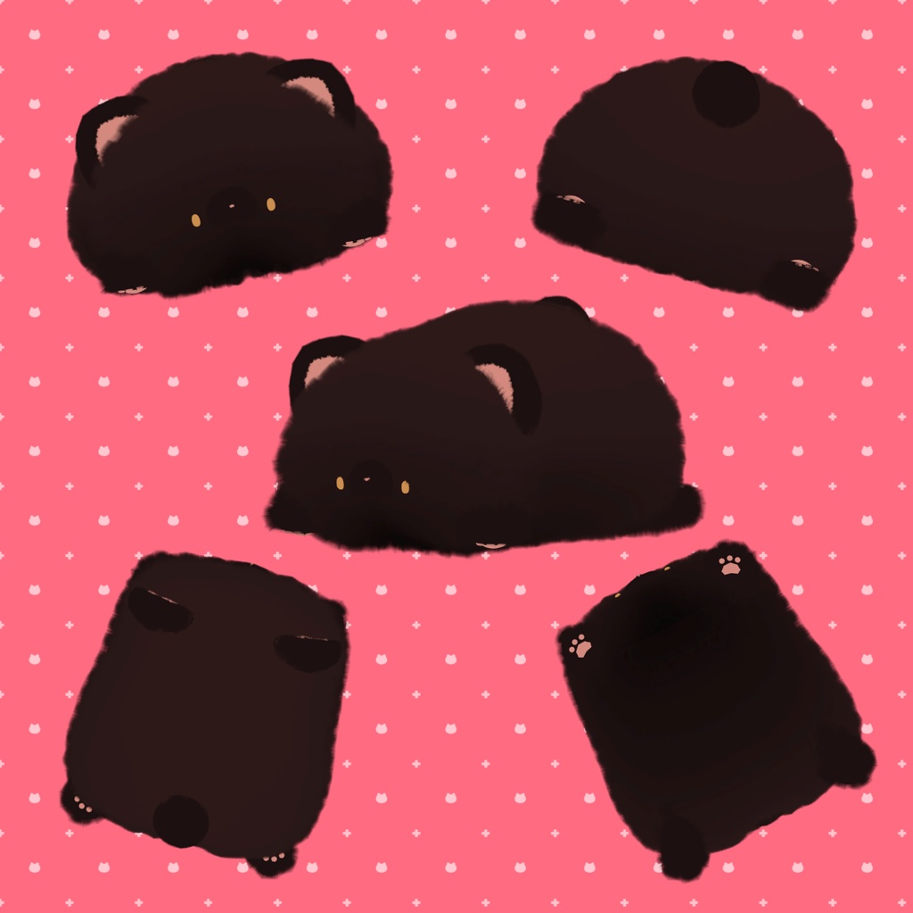 もちもちもこもこな『もちもちねこ』PhysBone対応!