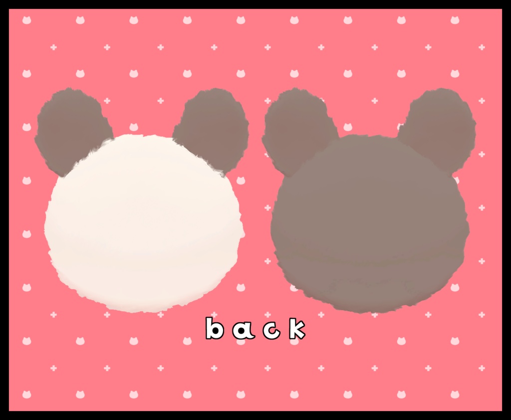 チンチラとおそろい!! おそろいみみベレー