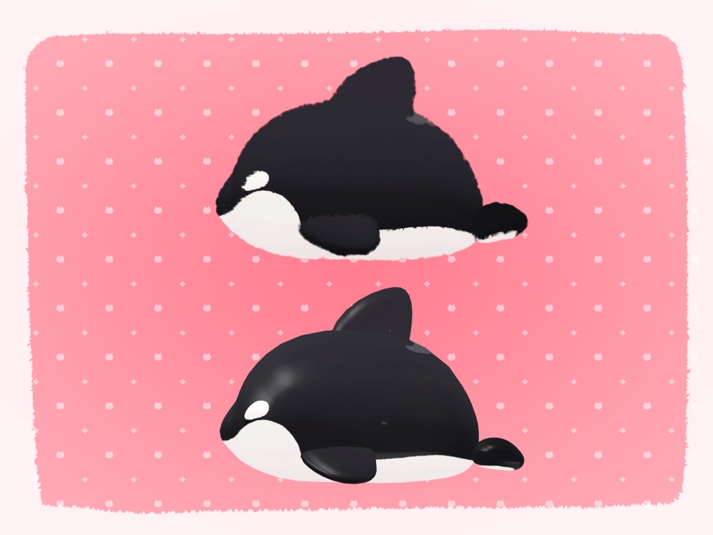 ふわふわのシャチ PhysBone対応!