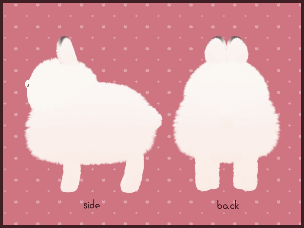 すくっと立ち上がる!!『ほっきょくうさぎ』