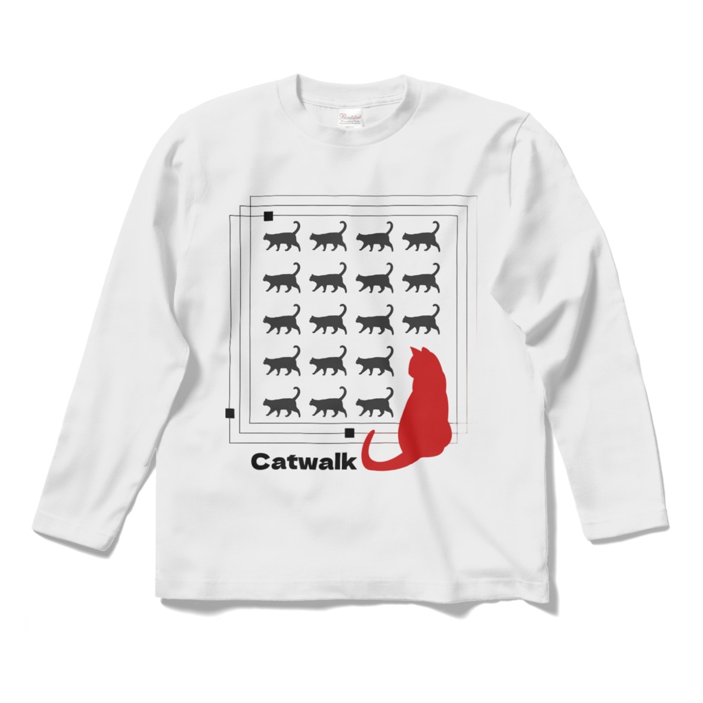 【ねこ部】長袖Tシャツ01