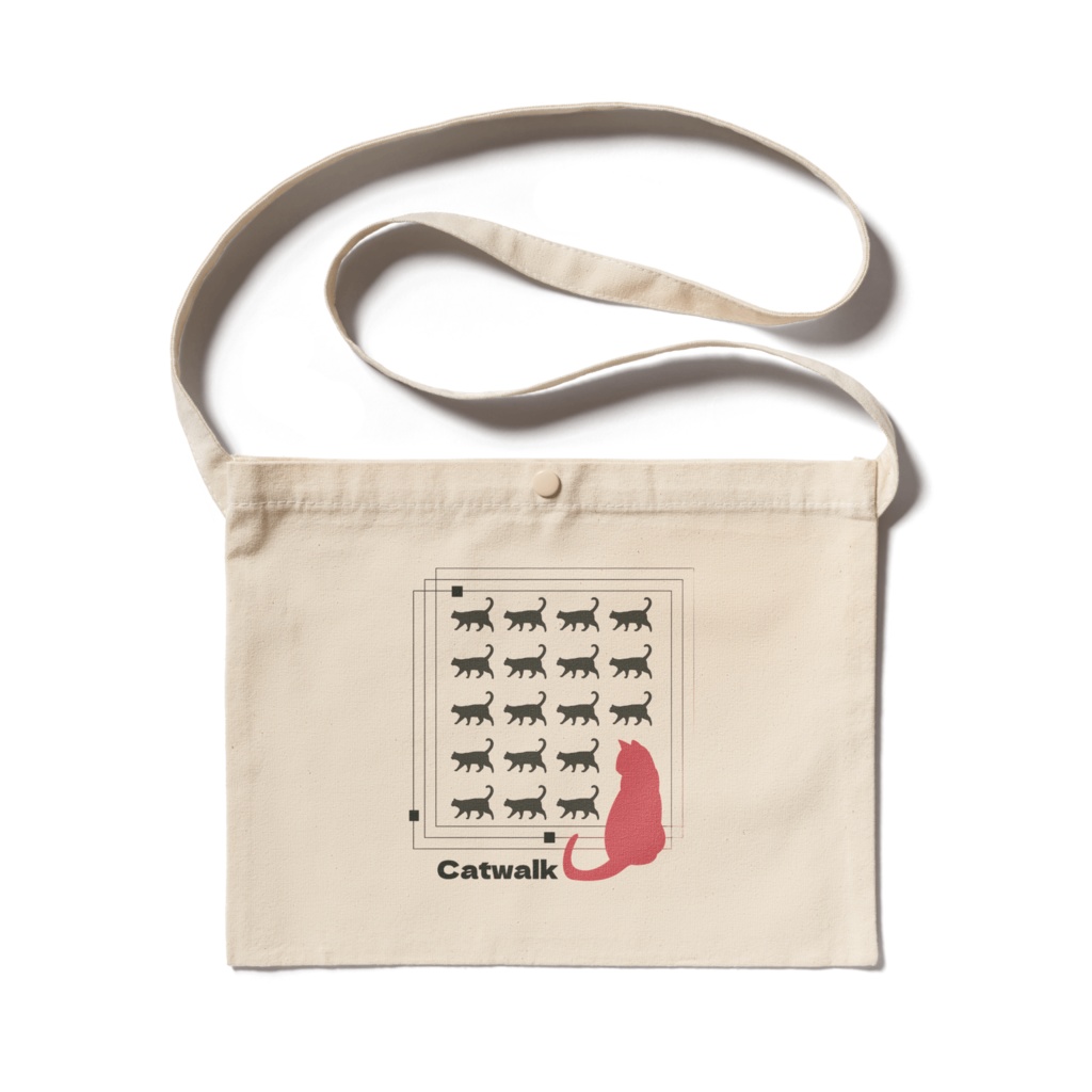 【ねこ部】サコッシュ01