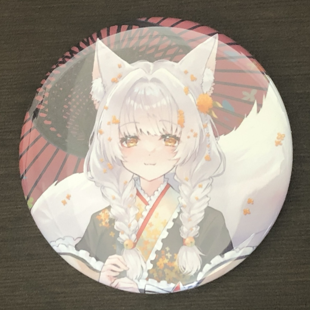 【限定販売】和傘イラスト缶バッジ