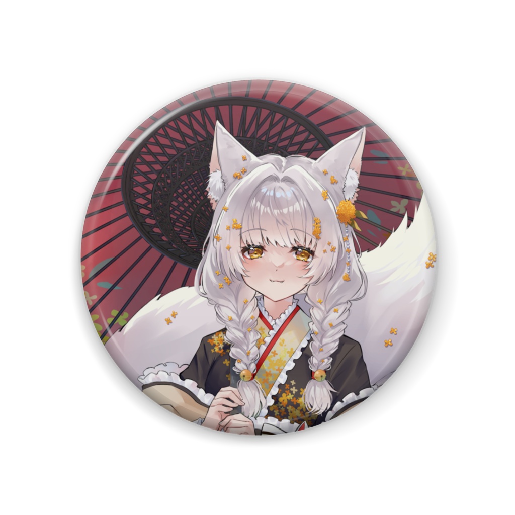 【恒常販売】缶バッジ（和傘・57mm）