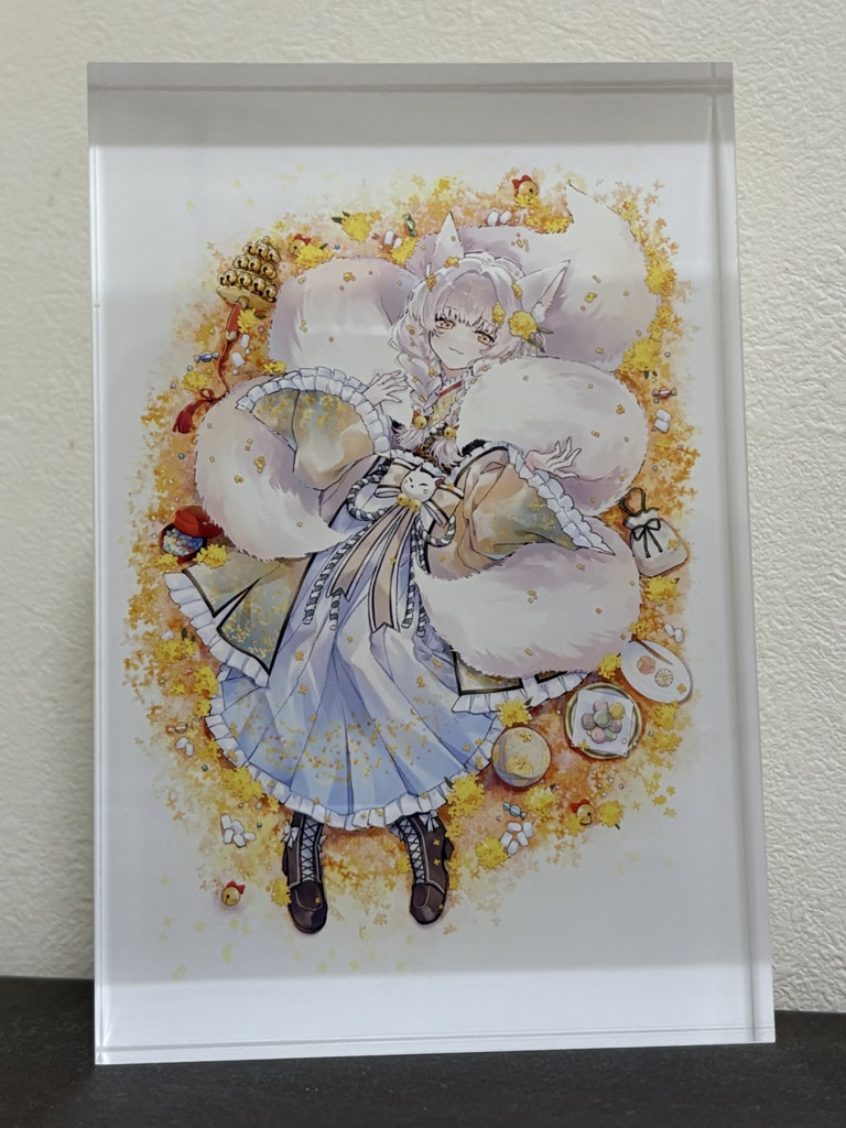 【受注生産・限定販売】すーぱーもふもふアクリルブロック