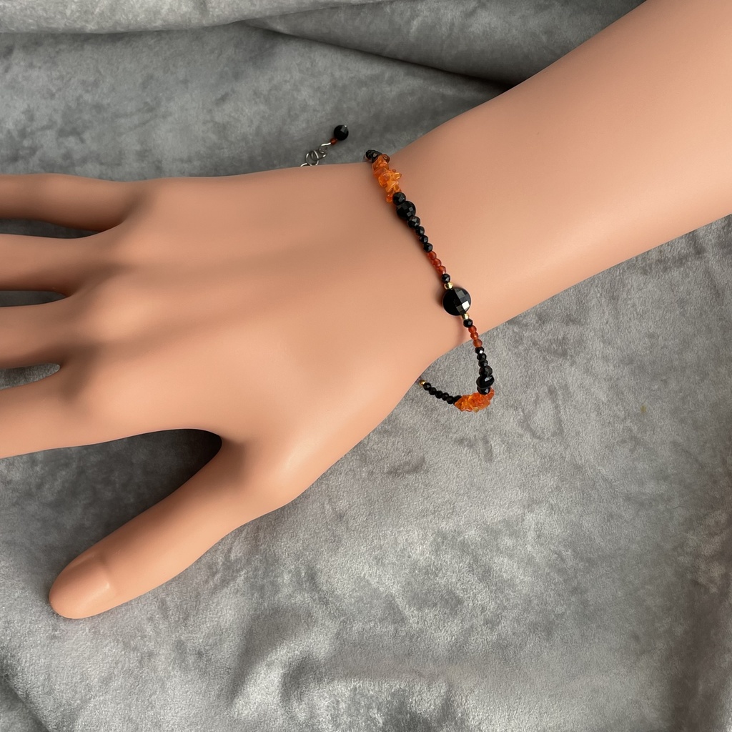 再【薙刀イメージ】天然石ブレスレット