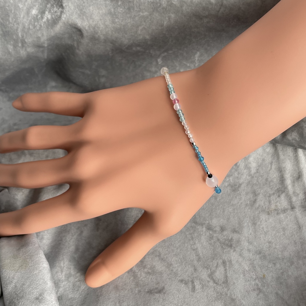 再【薙刀イメージ】天然石ブレスレット