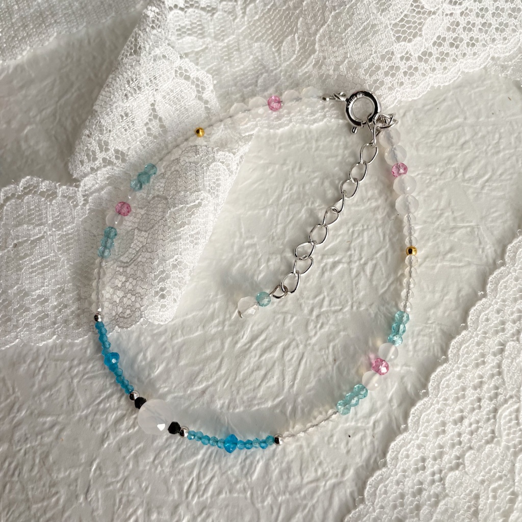 再【薙刀イメージ】天然石ブレスレット