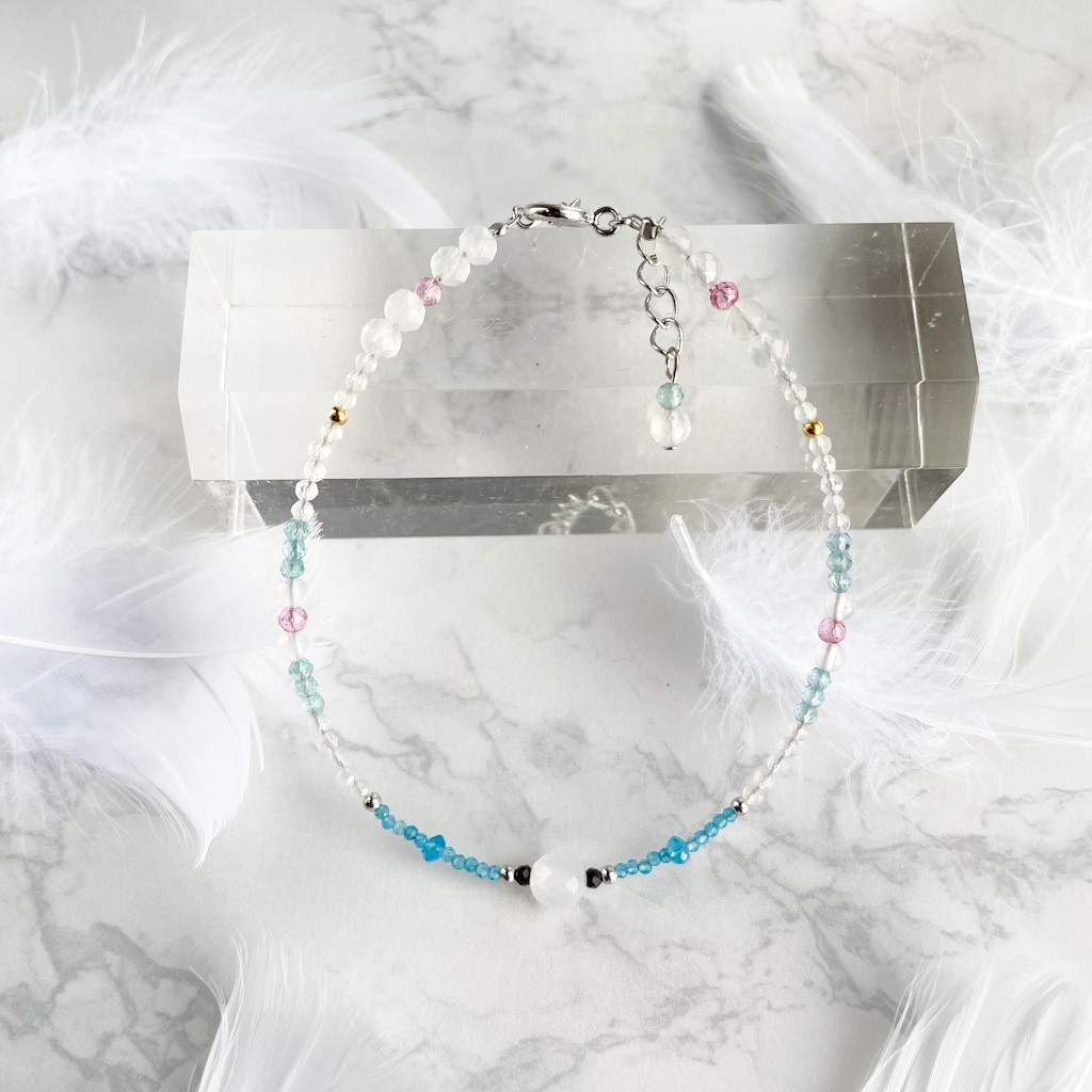 再【薙刀イメージ】天然石ブレスレット