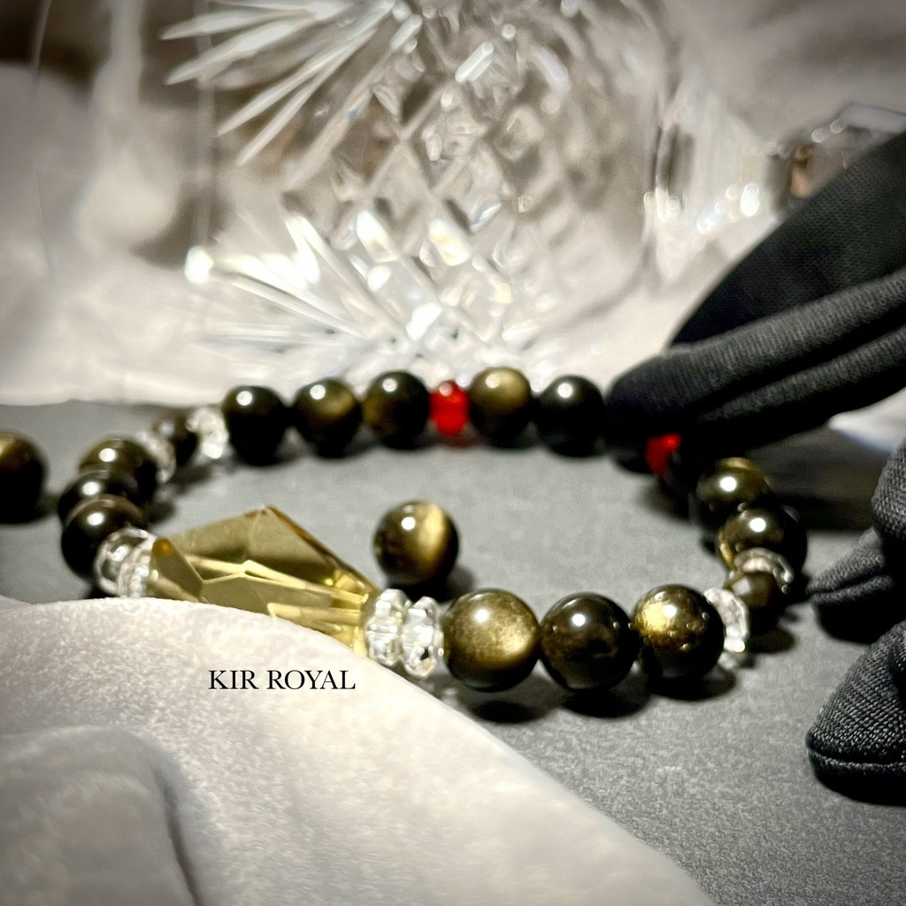 【燭台切光忠イメージ】天然石ブレスレット