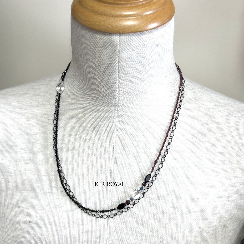 【道誉一文字イメージ】天然石ネックレス