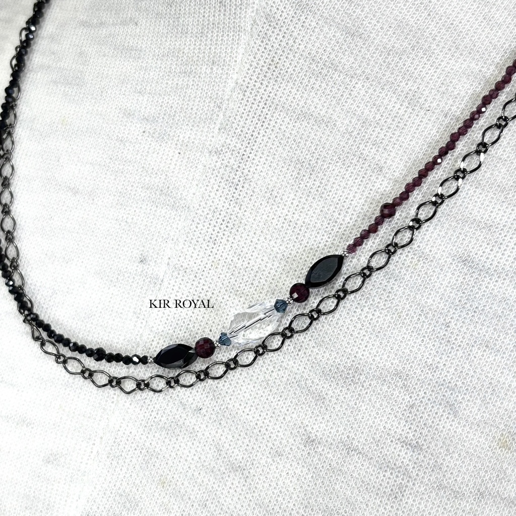 【道誉一文字イメージ】天然石ネックレス