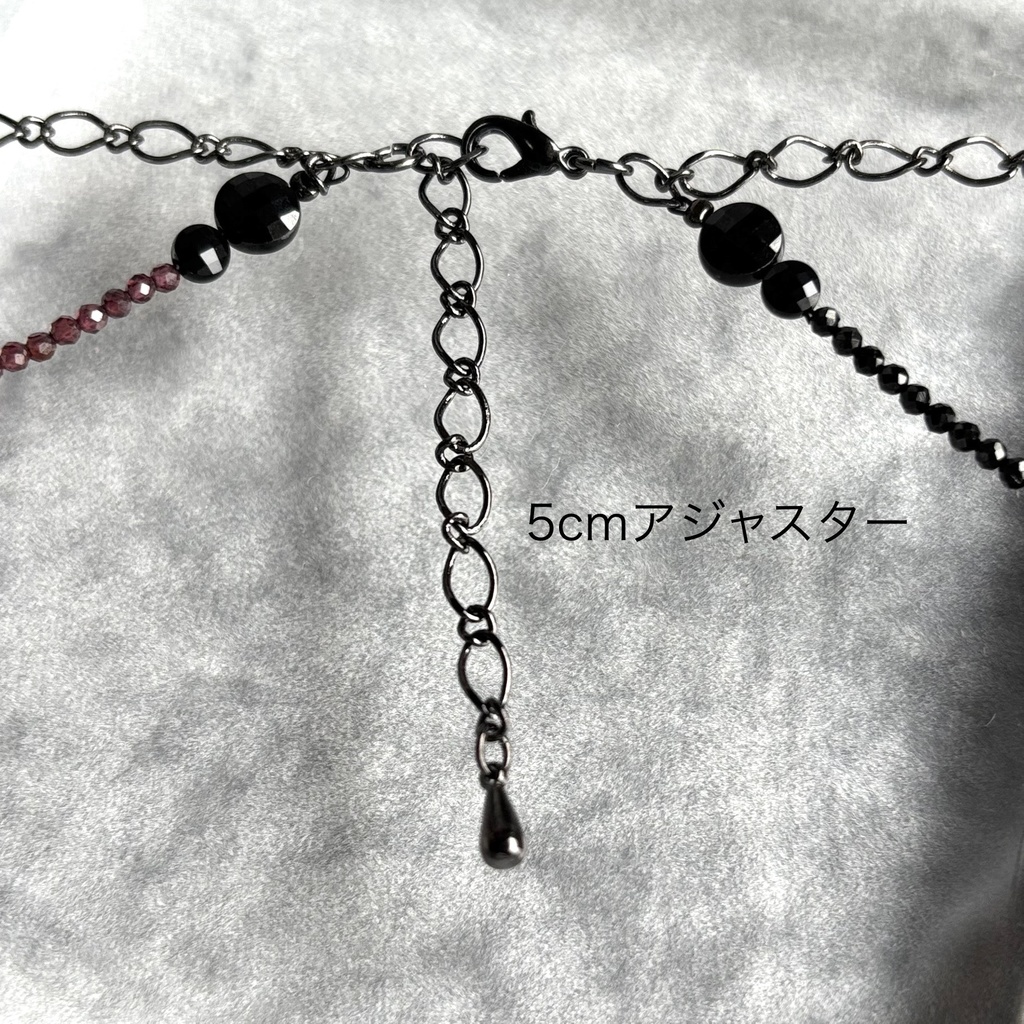 【道誉一文字イメージ】天然石ネックレス