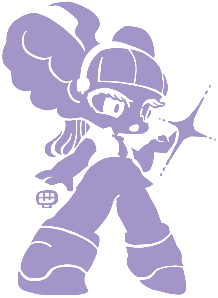 RED UNKNOWN単色T(薄紫)