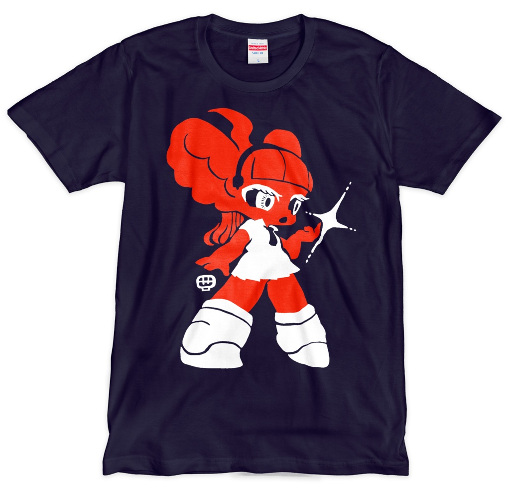 RED UNKNOWNシルクスクリーン2色T