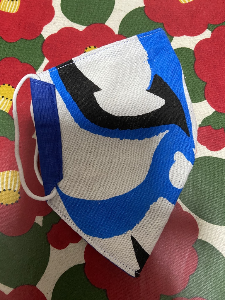 歌舞伎マスク青