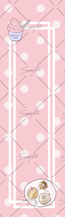 ねこ×スイーツ　フェルトしおり