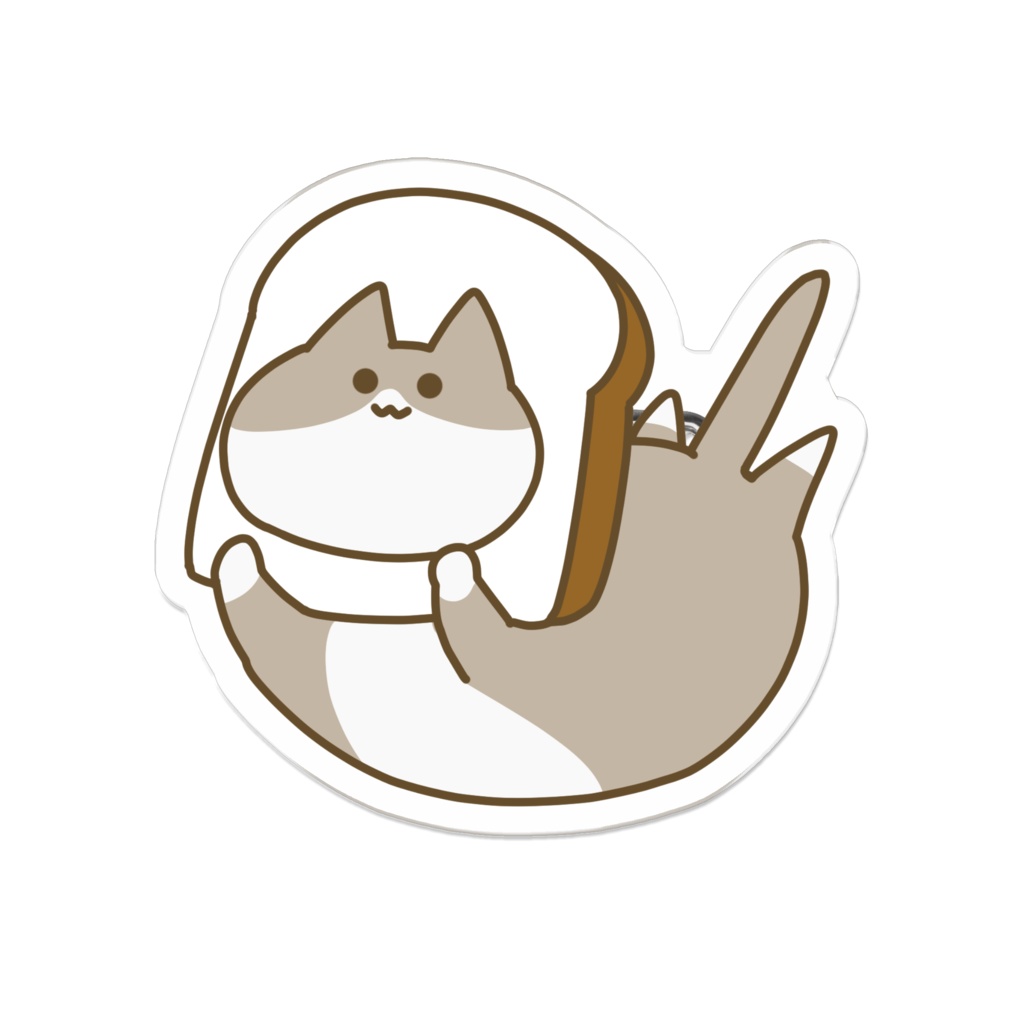 【ぽて猫ショパン】アクリルバッジ