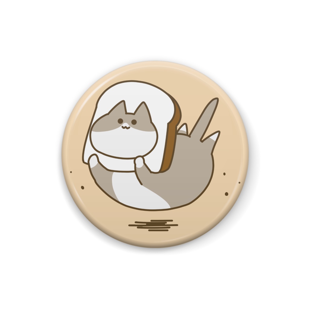 【ぽて猫ショパン】缶バッジ2