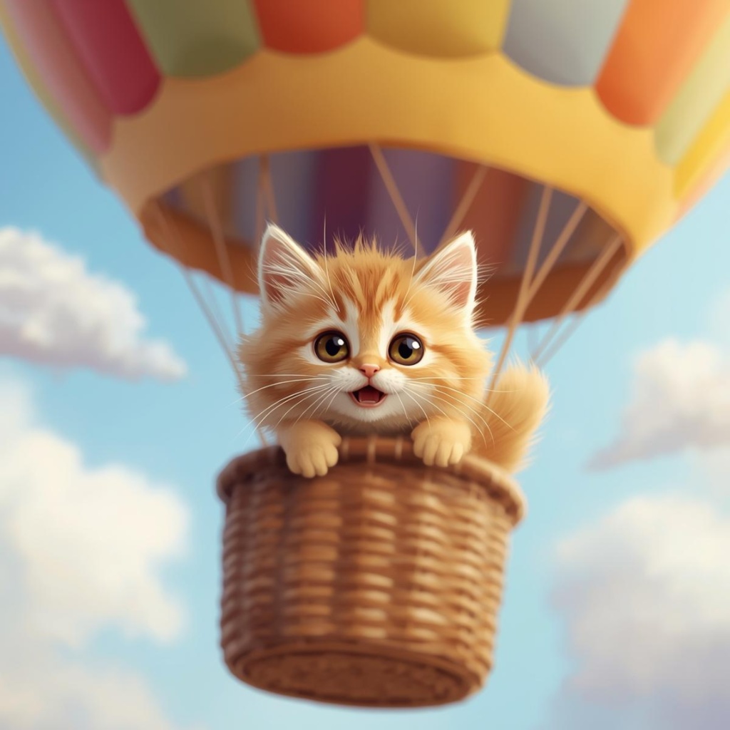 【PNGデータ】旅するパステル子猫たち!キュートなクリップアート14種セット - あなたの毎日を彩る癒しのイラスト素材