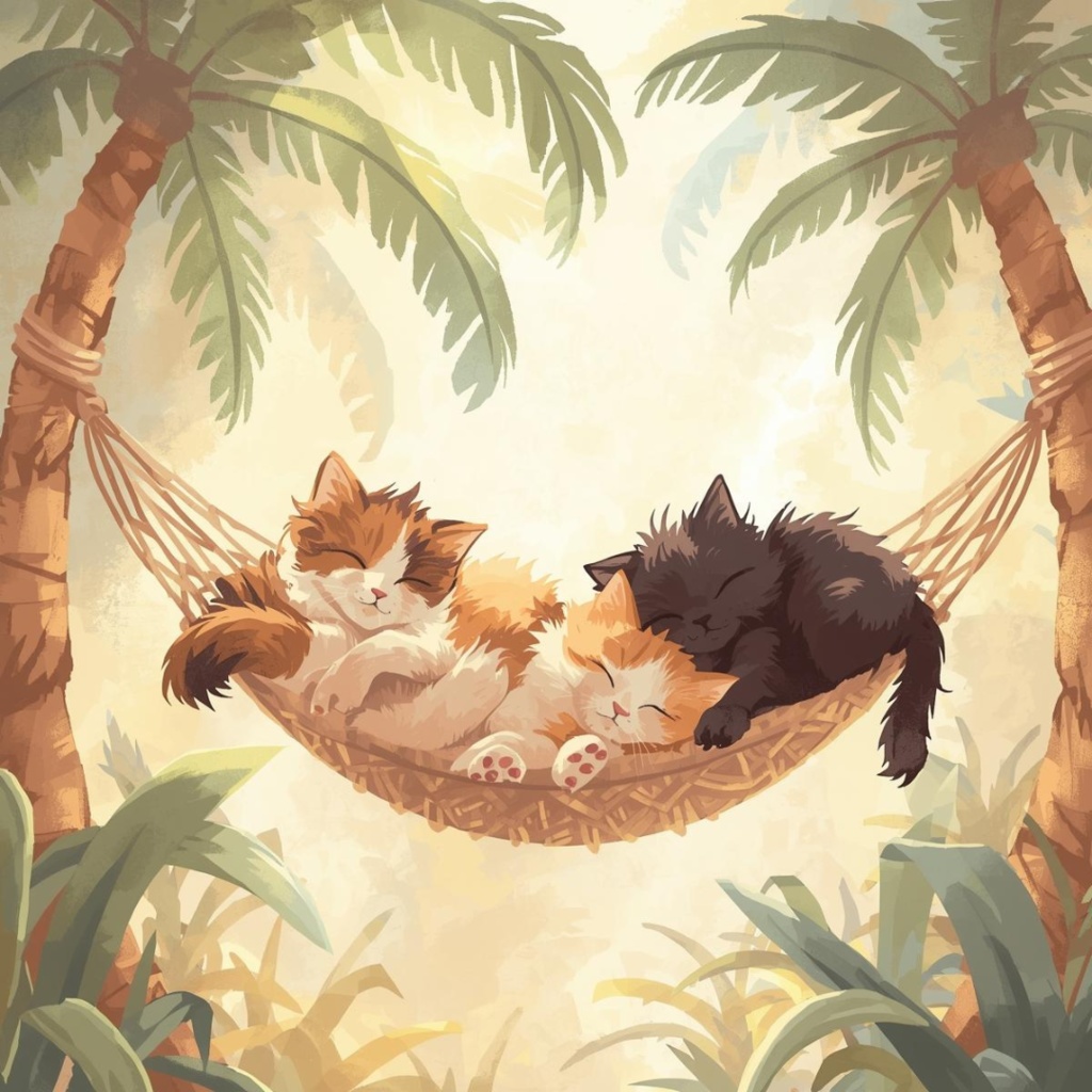 【PNGデータ】旅するパステル子猫たち!キュートなクリップアート14種セット - あなたの毎日を彩る癒しのイラスト素材