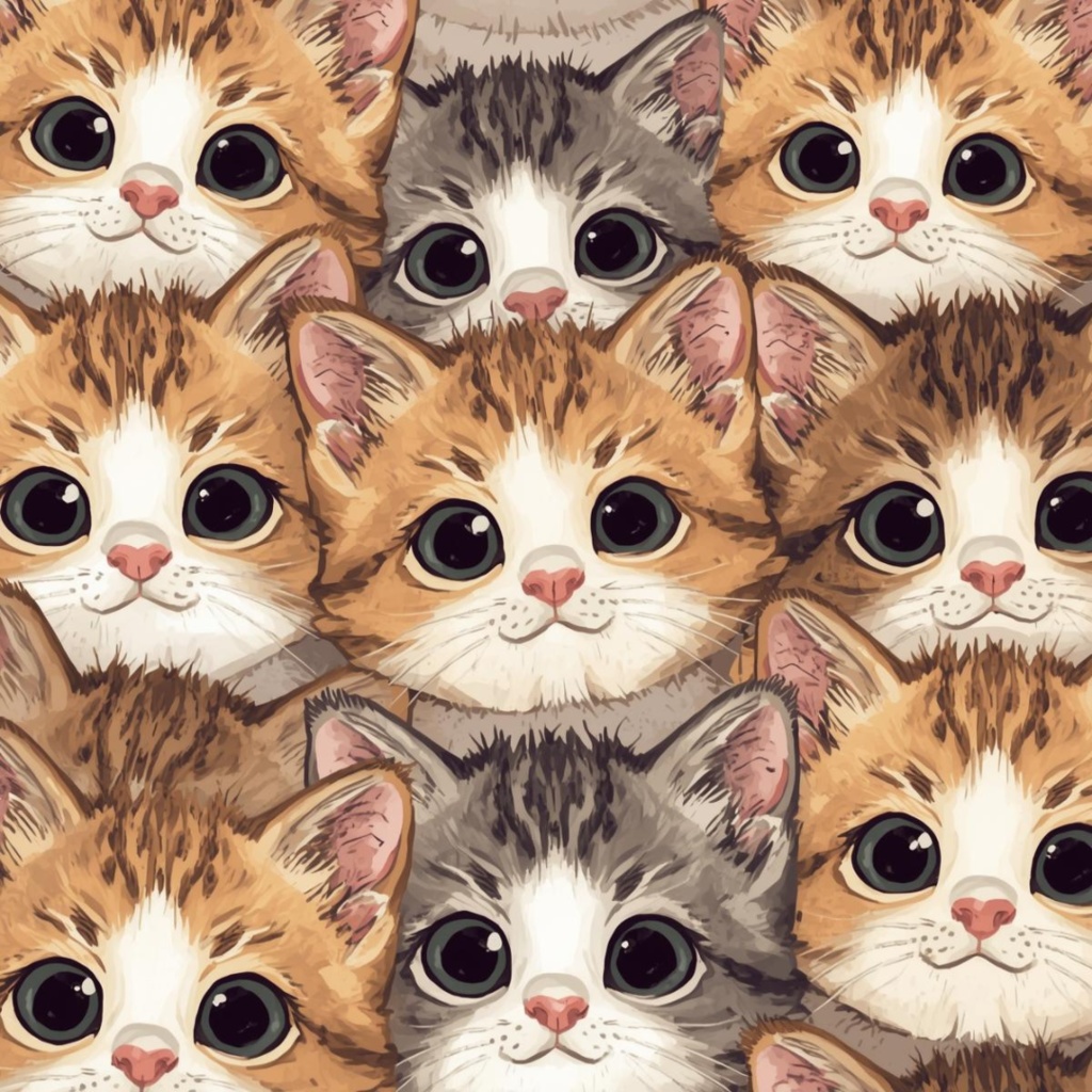 【PNGデータ】パステル子猫だらけ!キュートなクリップアート13種セット - あなたの毎日を彩る癒しのイラスト素材