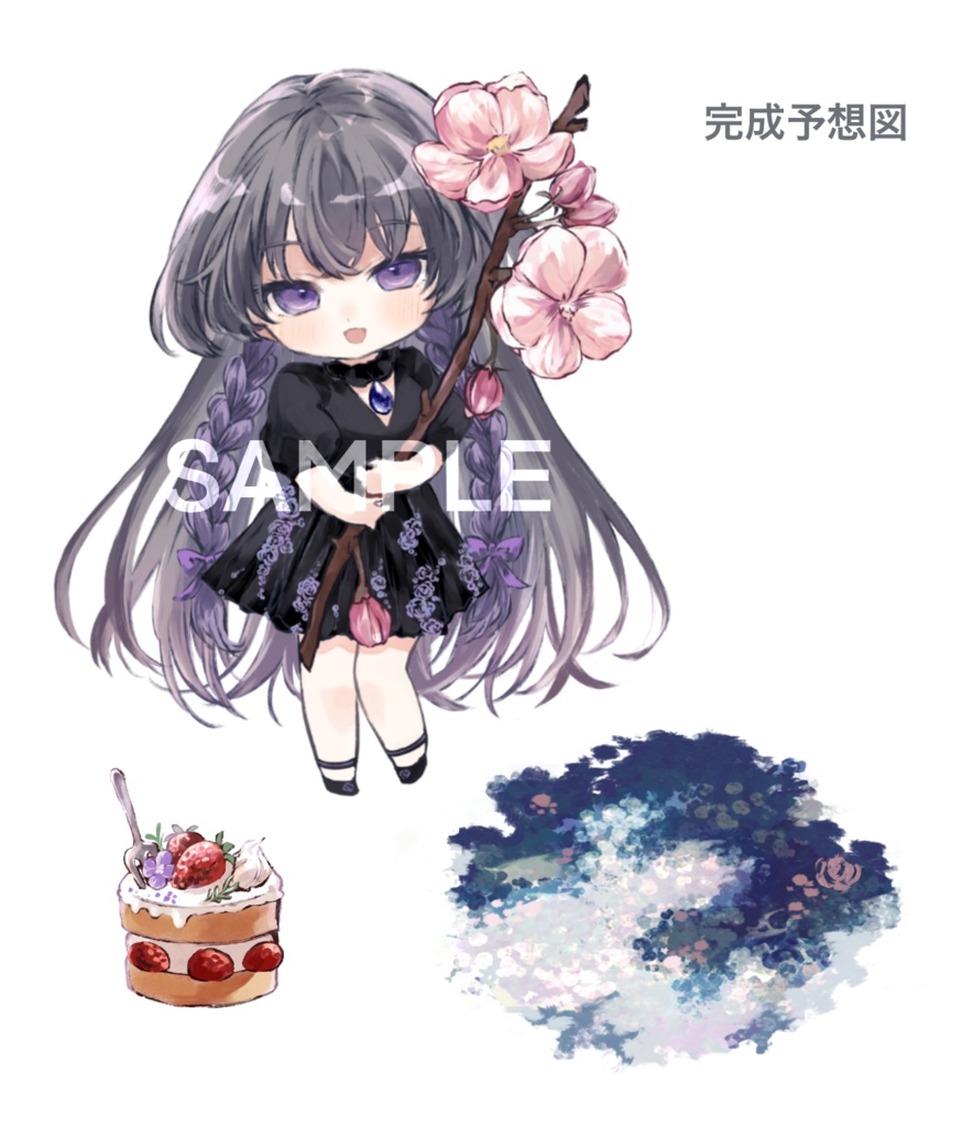 「りんごの祝福」アクリルスタンド&ポストカード