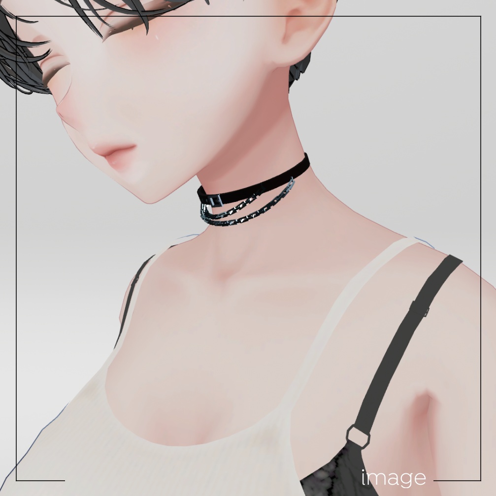[VRChat想定] chain nekless - はなのわ商店 - BOOTH