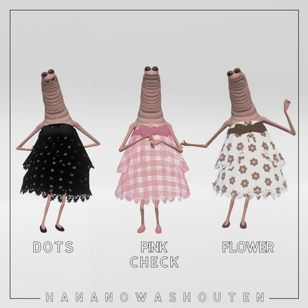 Wami Dress【Wormiesock用衣装】