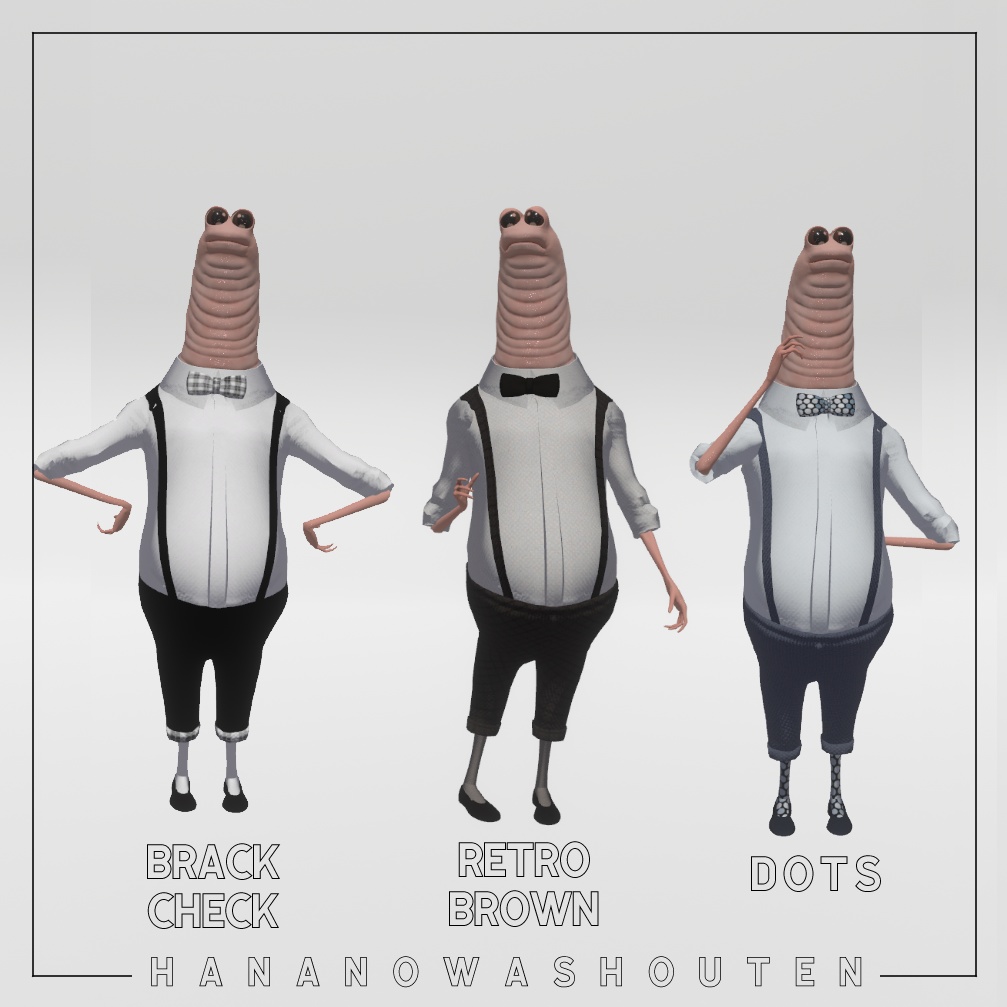 WamiTuxedo【Wormiesock用衣装】