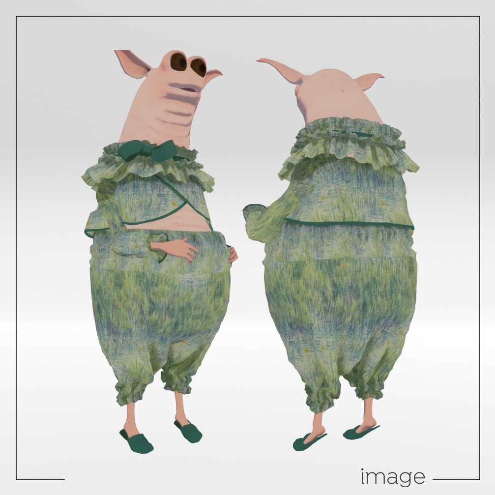 WamiKids-elegante【Wormiesock kids用衣装】