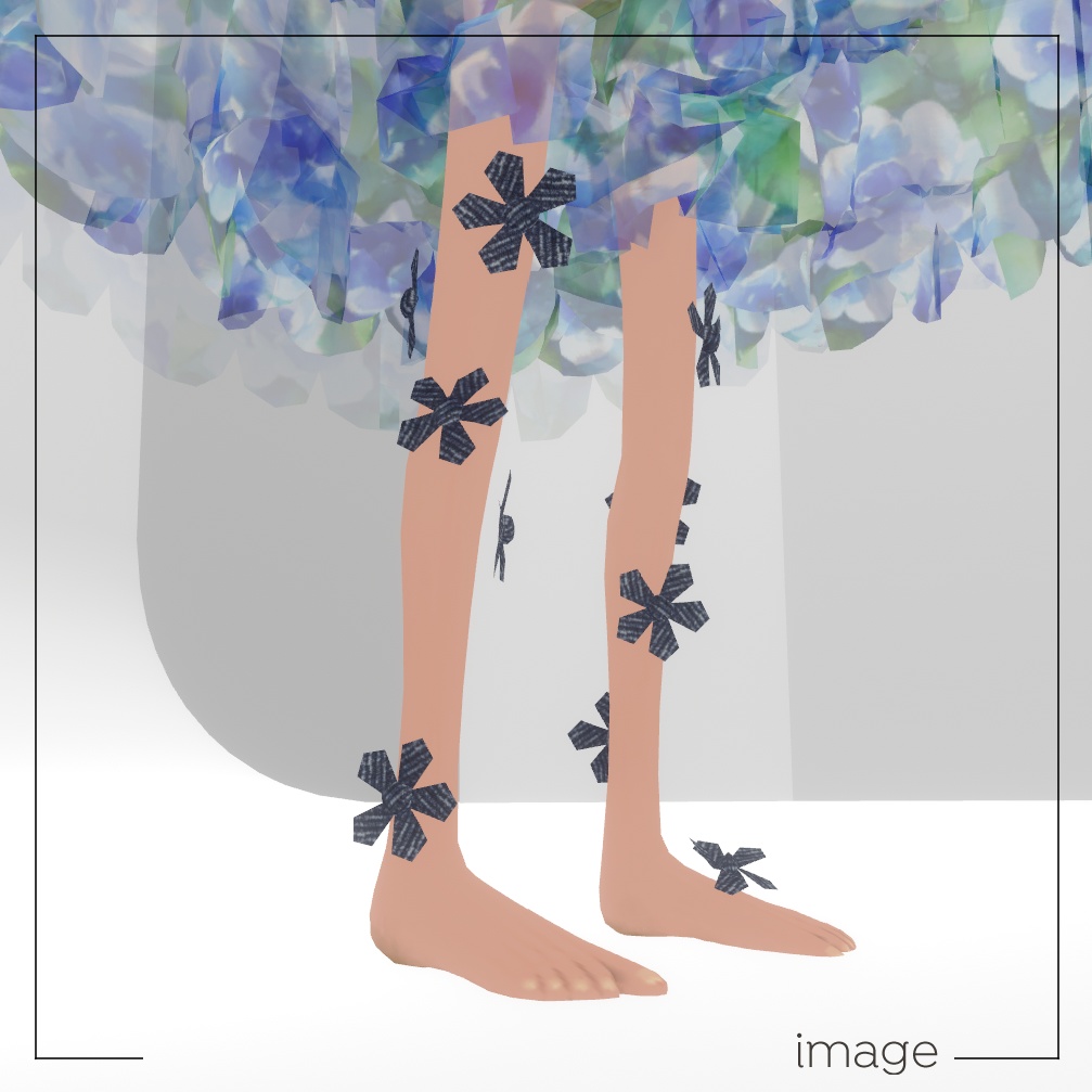 花束のワンピース【Wormiesock用衣装】