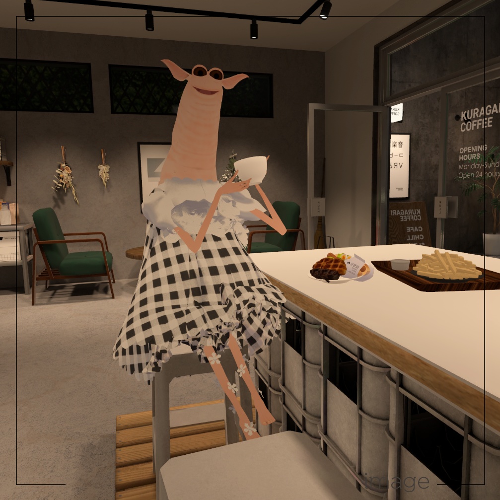 花束のワンピース【Wormiesock用衣装】