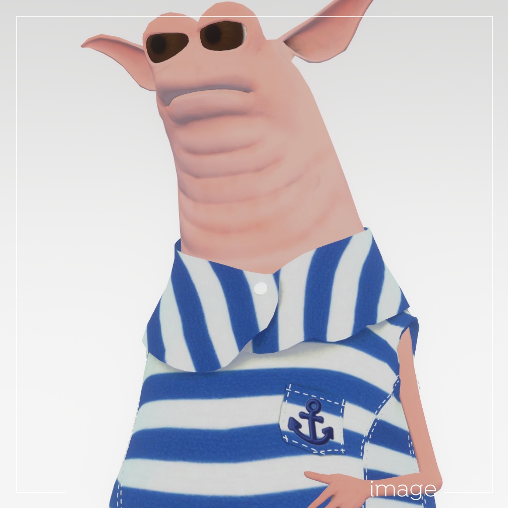 KidsWami-洒落囚人服【Wormiesock kids用衣装】