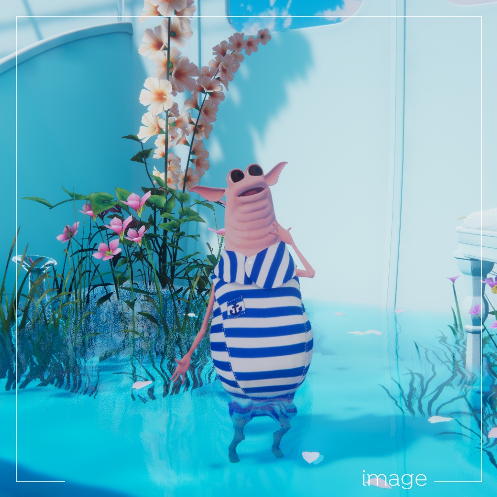 KidsWami-洒落囚人服【Wormiesock kids用衣装】