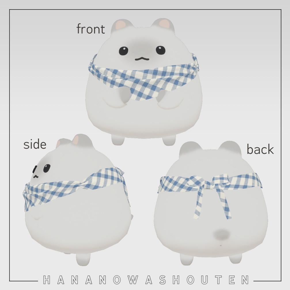 はむちゃんのスカーフ【はむ-hamu-用衣装】