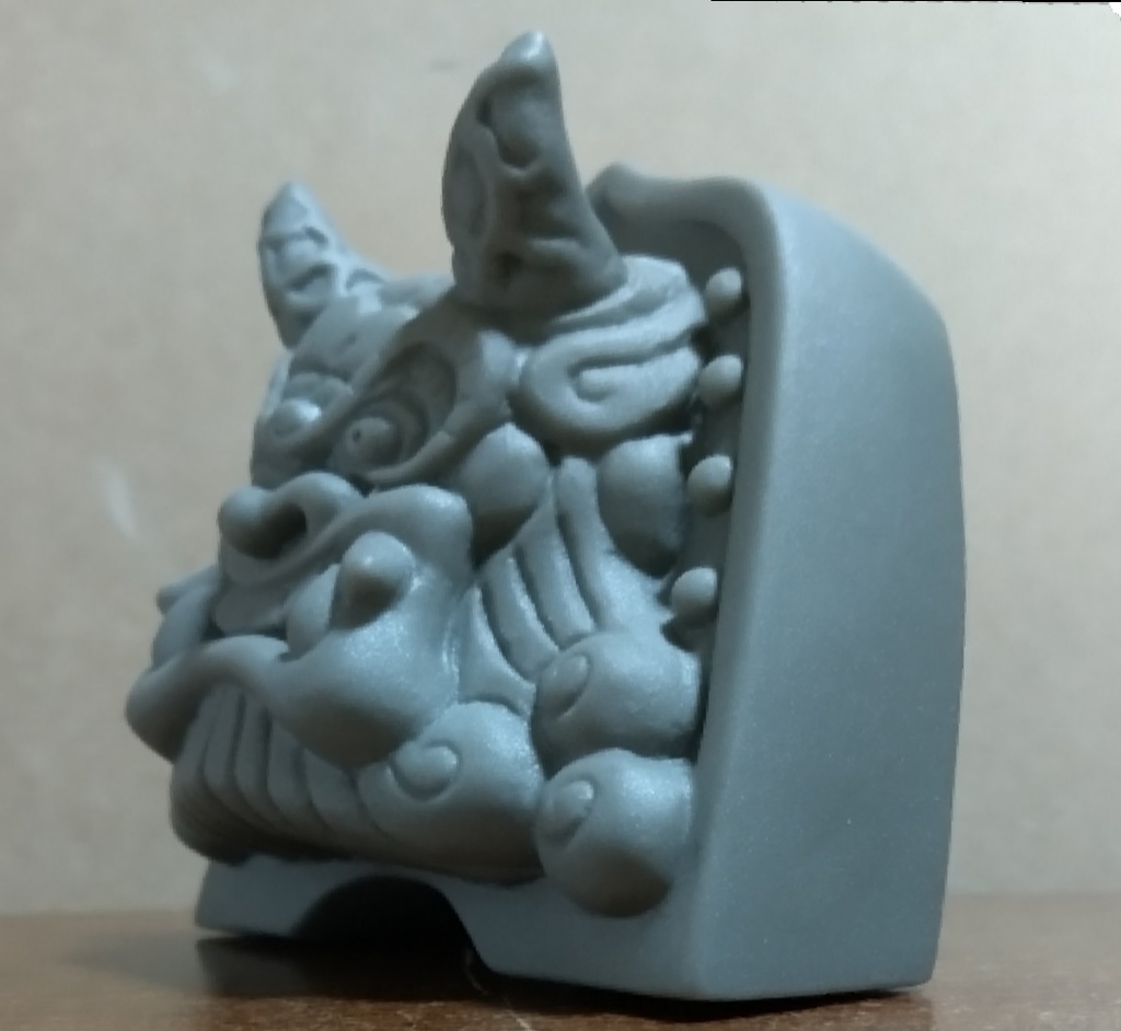 松村魂オリジナルソフビ「鬼瓦ソフビ松鬼(しょうき)」