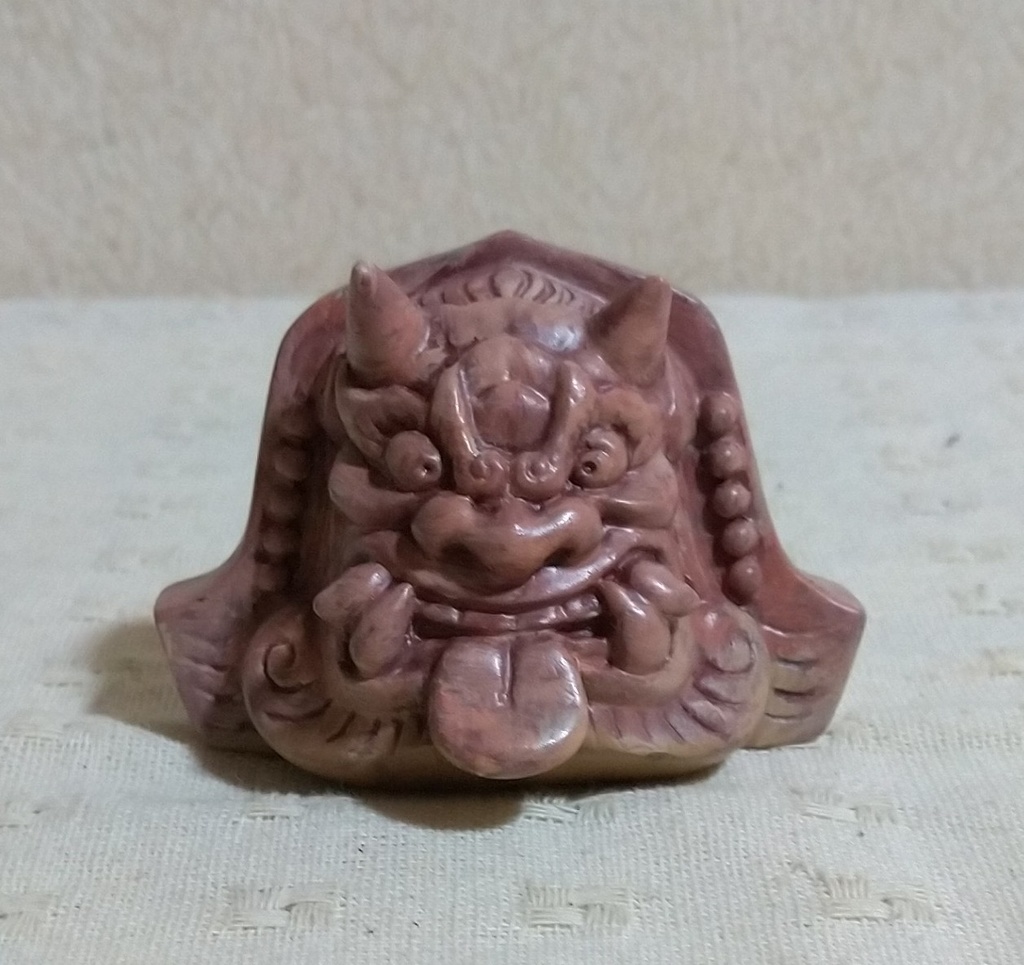 松村魂オリジナルソフビ「鬼瓦ソフビ松鬼(しょうき)」『転(うたた)』限定カラー