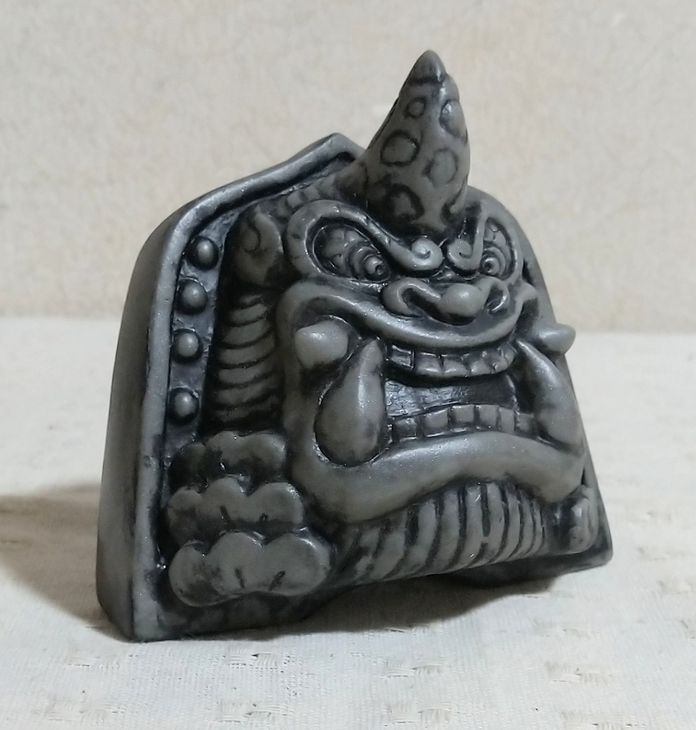 松村魂オリジナルソフビ「鬼瓦ソフビ松鬼(しょうき)」弐號鬼