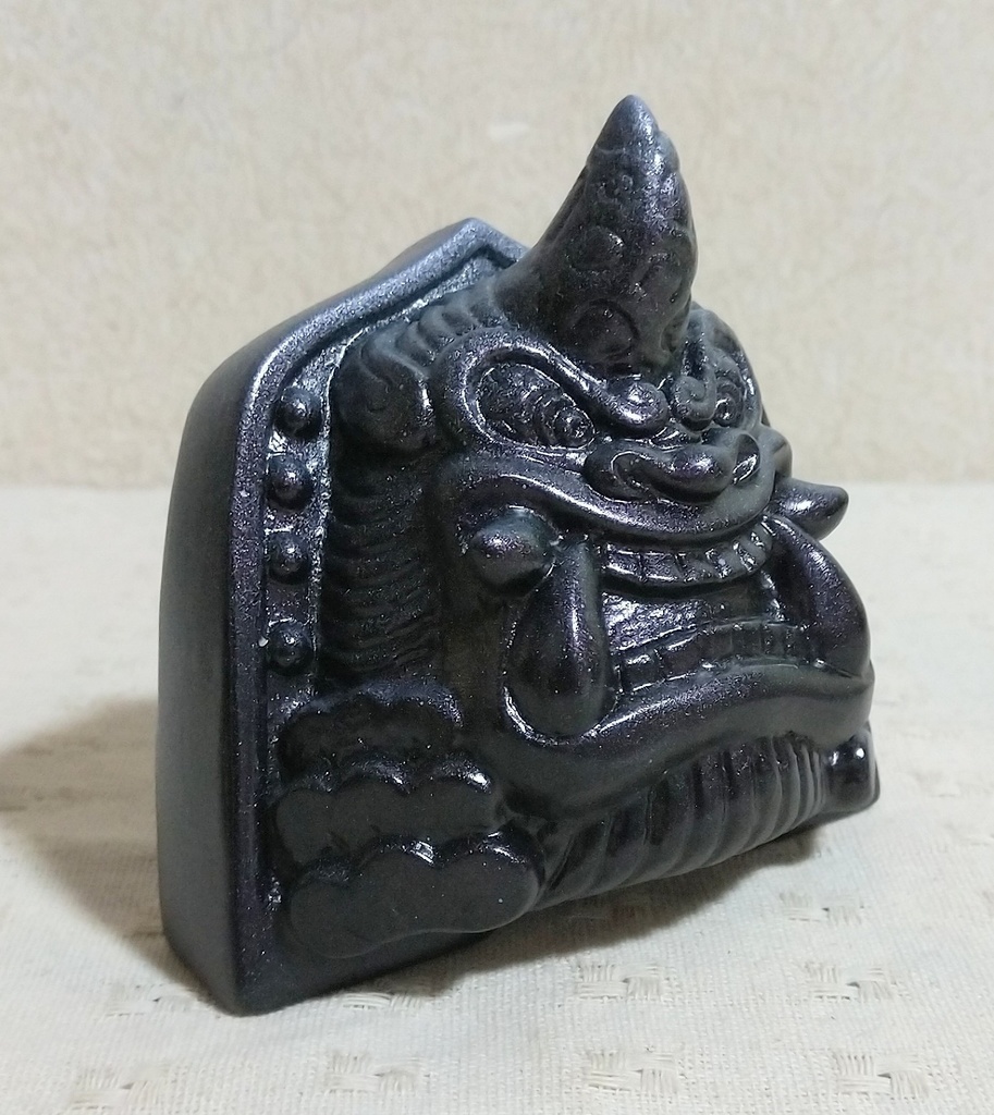 松村魂オリジナルソフビ「鬼瓦ソフビ松鬼(しょうき)」弐號鬼