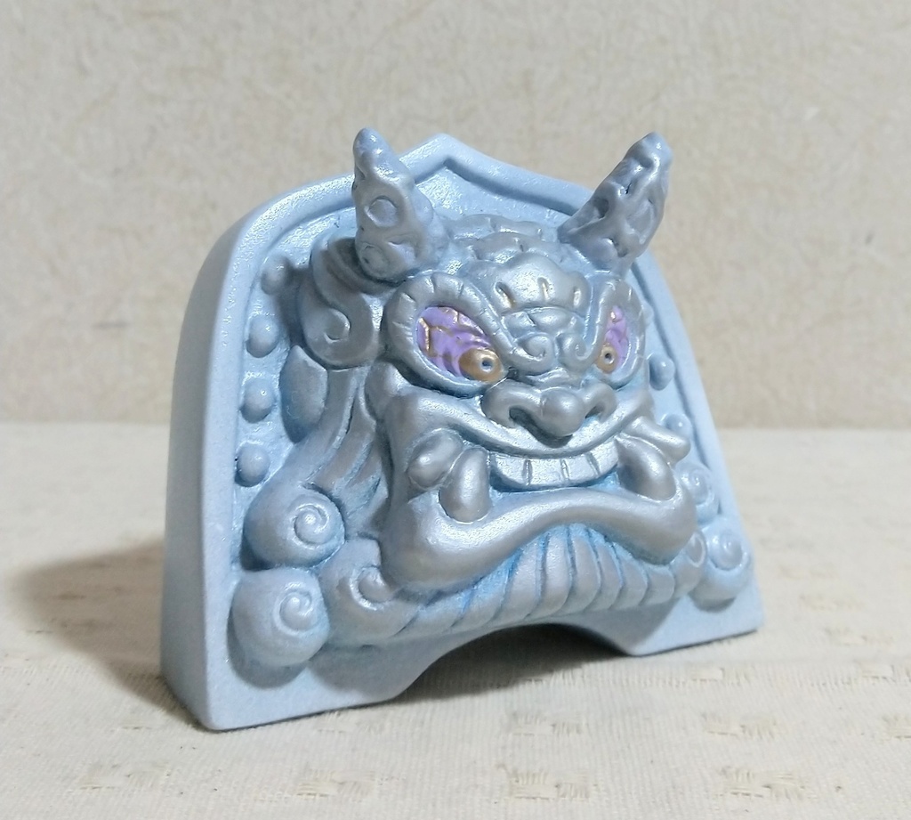 松村魂オリジナルソフビ「鬼瓦ソフビ松鬼(しょうき)」