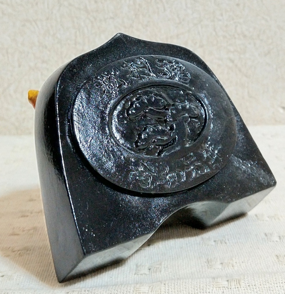 松村魂オリジナルソフビ「鬼瓦ソフビ松鬼(しょうき)初號鬼」カスタムペイント作品