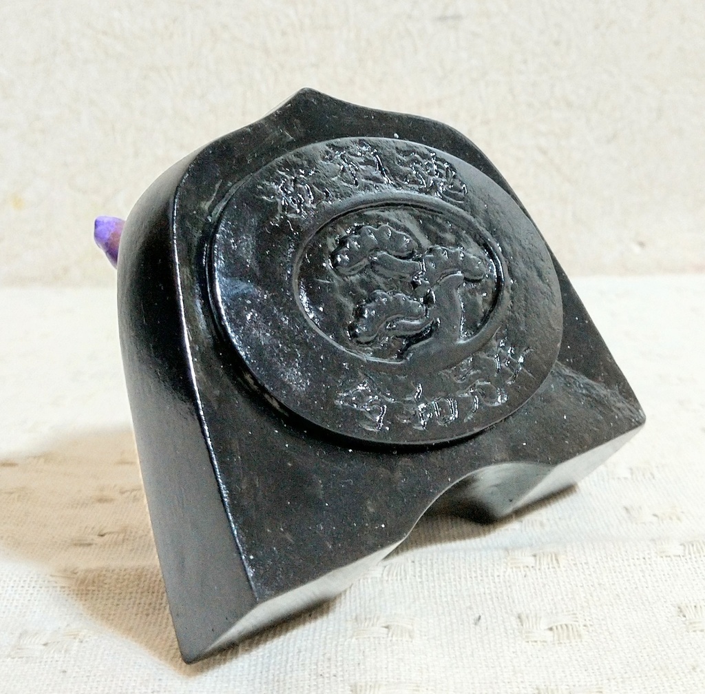 松村魂オリジナルソフビ「鬼瓦ソフビ松鬼(しょうき)初號鬼」カスタムペイント作品