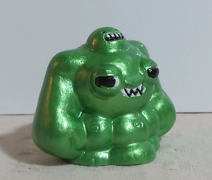 松村魂オリジナル指人形ソフビ「さんぼんあし怪獣アグーアグー」5周年記念カラー