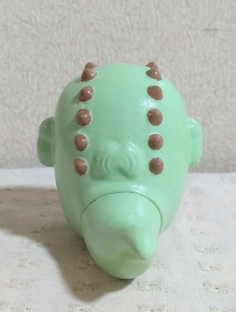 松村魂オリジナルソフビ「 あかんぼう怪獣ラグー」  カスタムペイント