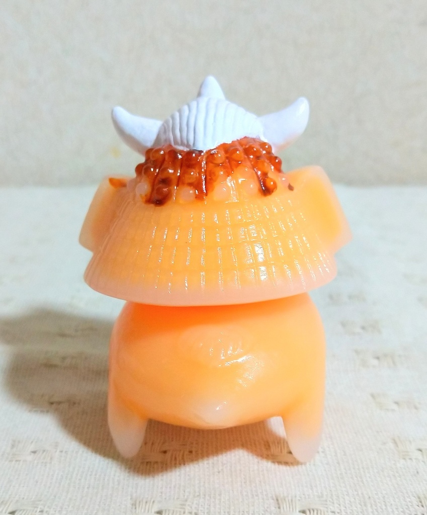 松村魂オリジナルソフビ「兜の妖精キャスキィ」カスタムペイント