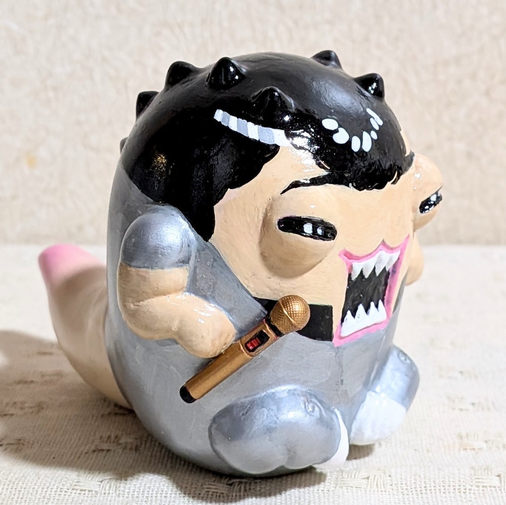 松村魂オリジナルソフビ「あかんぼう怪獣ラグー」カスタムペイント