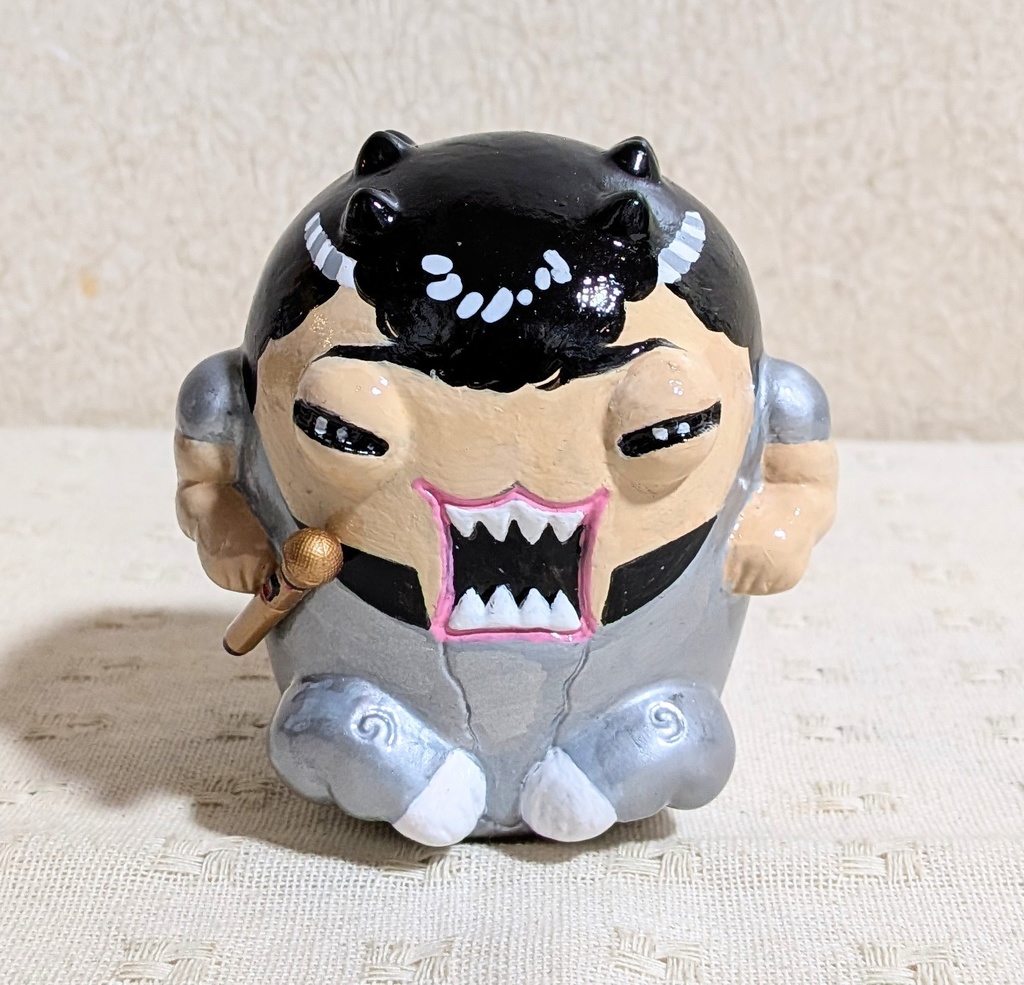 松村魂オリジナルソフビ「あかんぼう怪獣ラグー」カスタムペイント