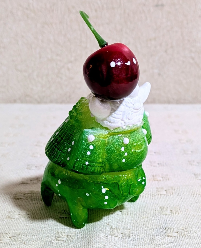 松村魂オリジナルソフビ「兜の妖精キャスキィ」カスタム作品