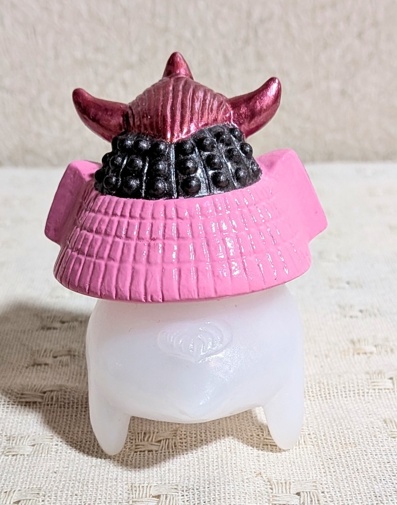 松村魂オリジナルソフビ「兜の妖精キャスキィ」カスタム作品